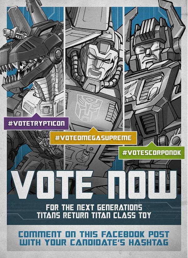 Cast Your Vote For Transformers Titans Return Poll   Trypticon Scorponok  Omega Supreme (1 of 1)